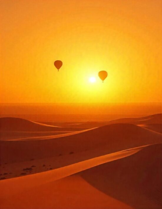 Exotic Sunrise with Balloon Flights